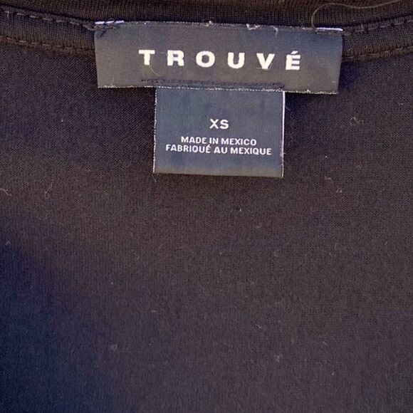 Trouvé Nordstrom Black Modal Tee/Tank. Top Size: XS. Excellent Condition. - Picture 3 of 4